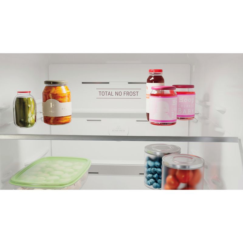 Hotpoint Fridge Freezer Freestanding H3X 81I SX Saturn Steel 2 doors Lifestyle detail