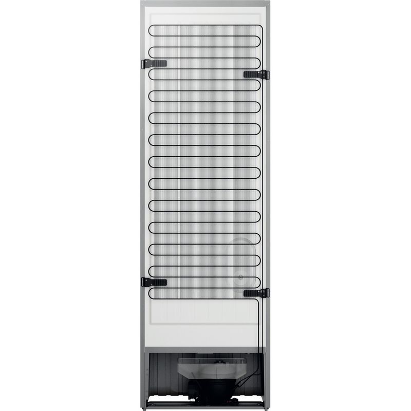 Hotpoint Fridge Freezer Freestanding H3X 81I SX Saturn Steel 2 doors Back / Lateral