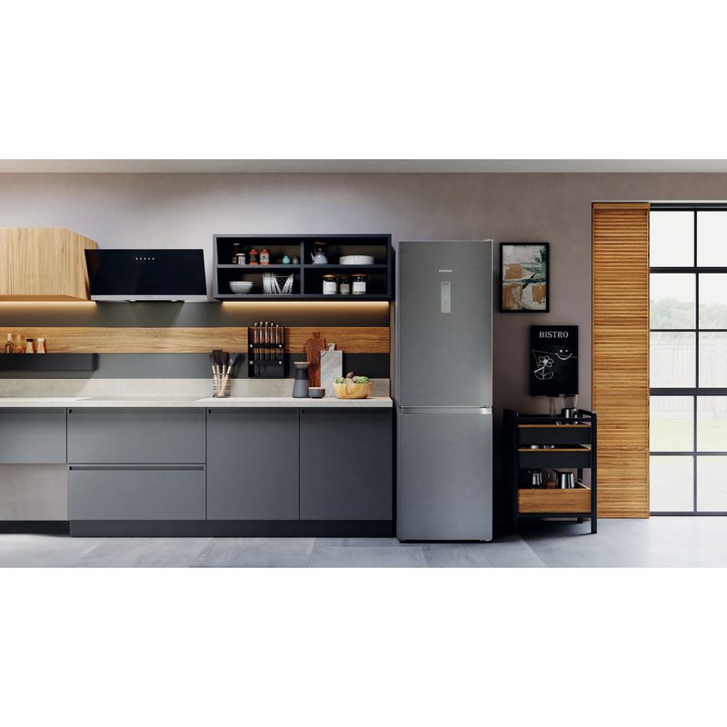 Hotpoint H5X 82O SK Fridge Freezer - Silver Black