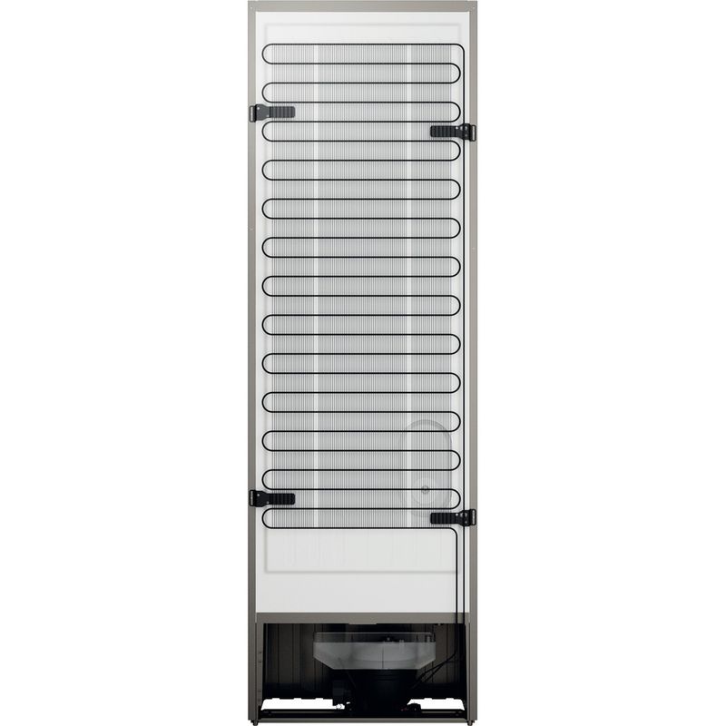 Hotpoint Fridge Freezer Freestanding H5X 82O SK Silver black 2 doors Back / Lateral