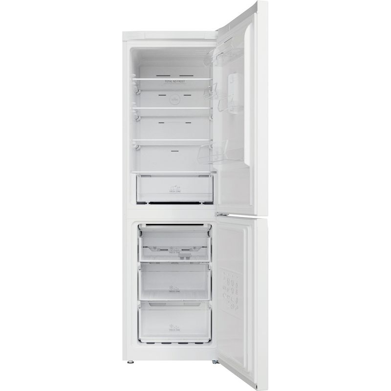 Hotpoint-Fridge-Freezer-Freestanding-H5X-82O-W-White-2-doors-Frontal-open