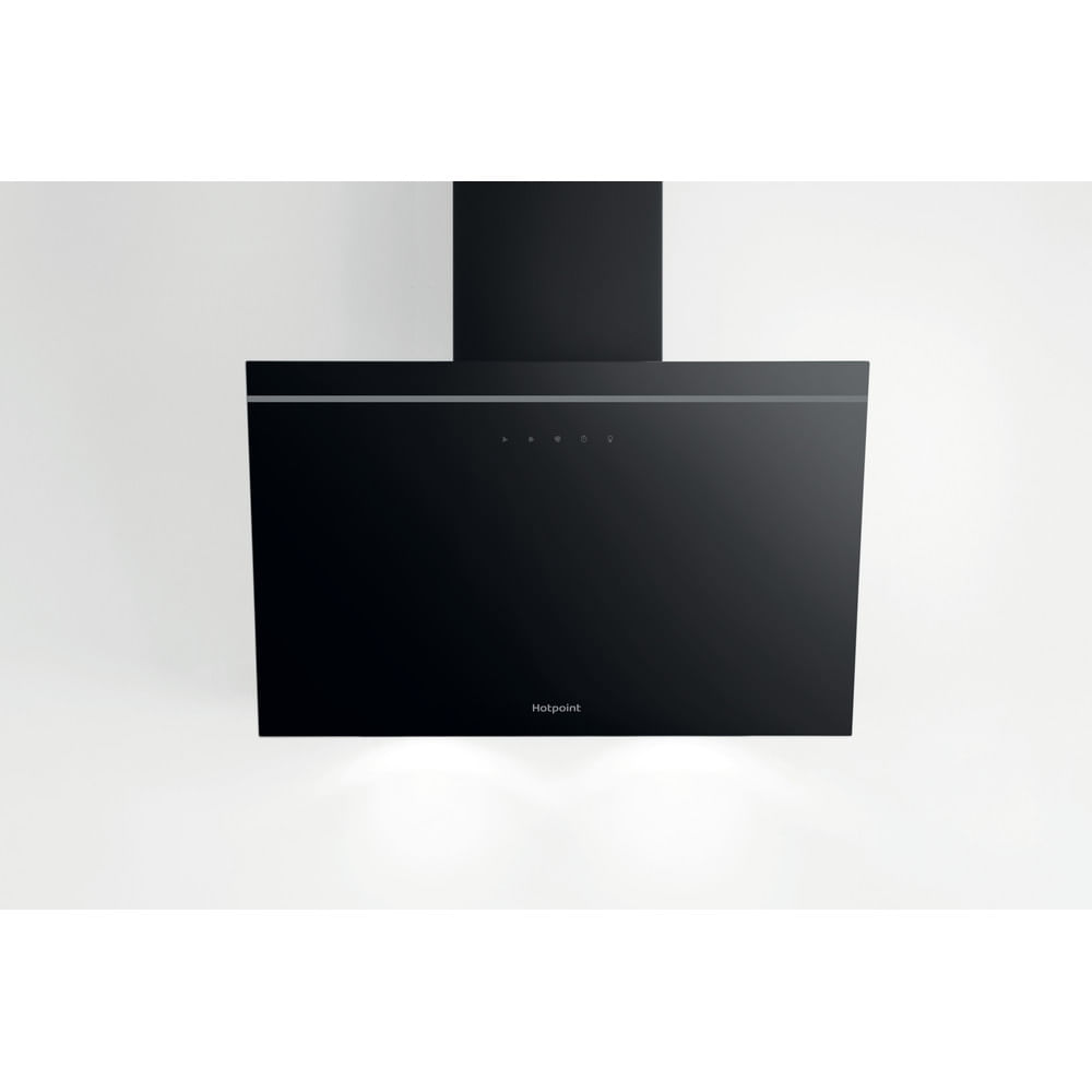 Hotpoint PHVP62FLTK Black 60cm Cooker Hood