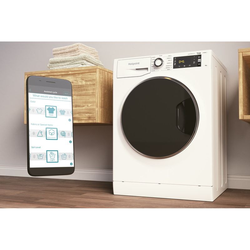 Freestanding Washing Machine Hotpoint NLLCD 1046 WD AW UK N Hotpoint