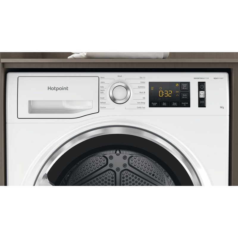 Hotpoint Dryer NT M11 92XB UK White Control panel