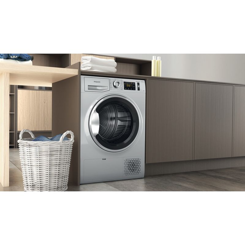 Hotpoint Dryer NT M11 9X2SXB UK Silver Lifestyle perspective