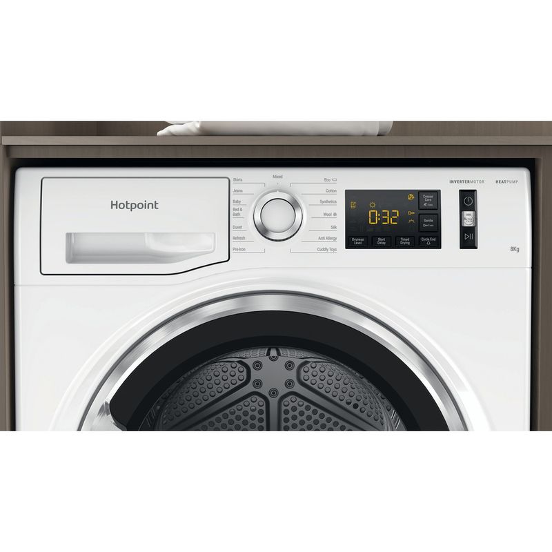 Hotpoint Dryer NT M11 82XB UK White Control panel