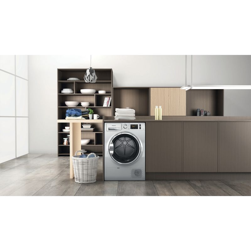 Hotpoint Dryer NT M11 9X2SXB UK Silver Lifestyle frontal