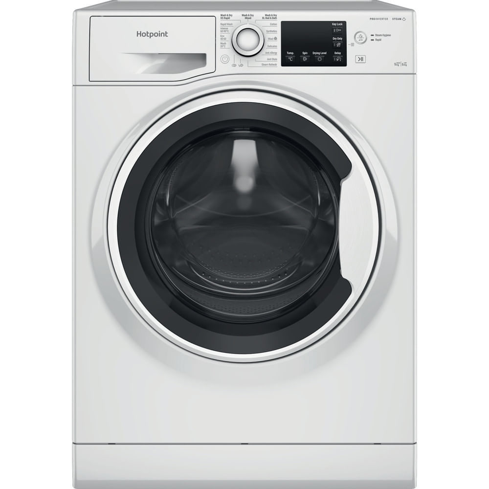 Hotpoint NDB9635WUK White 9+6kg Washer Dryer - Freestanding