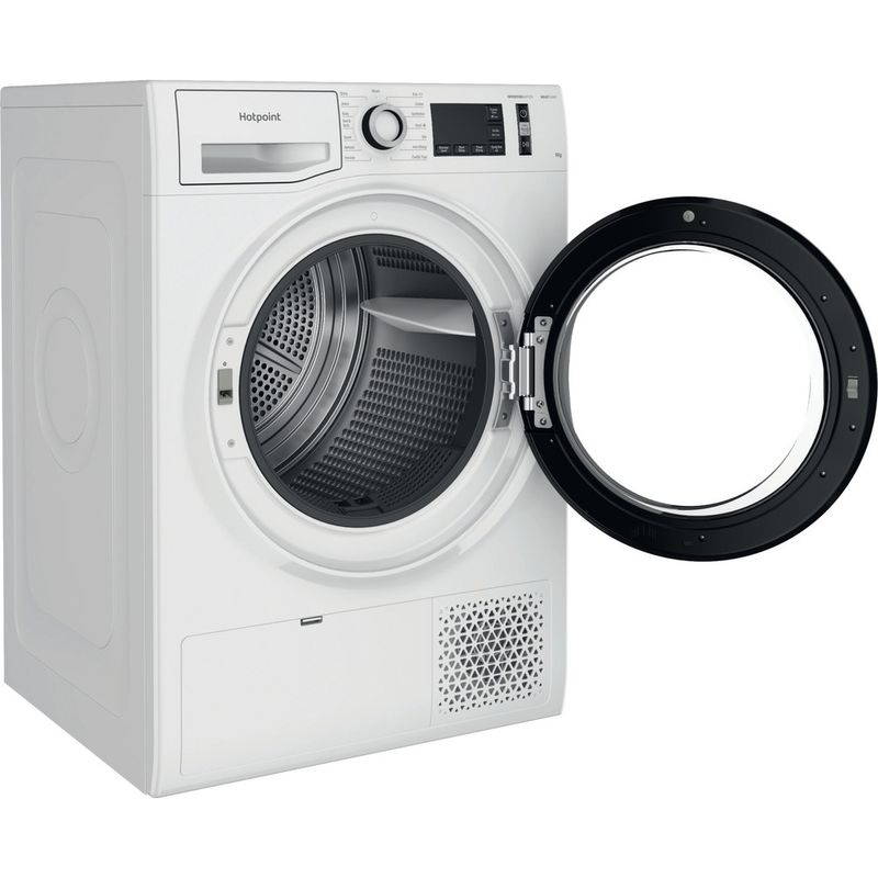 Hotpoint Dryer NTS M11 92SK UK White Perspective open