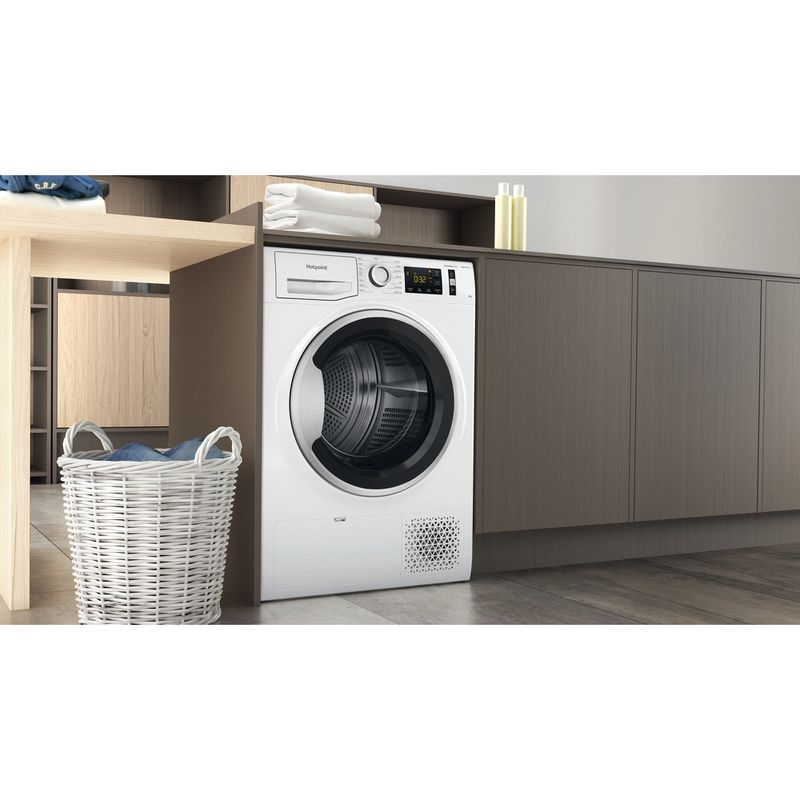 Hotpoint Dryer NTS M11 92SK UK White Lifestyle perspective