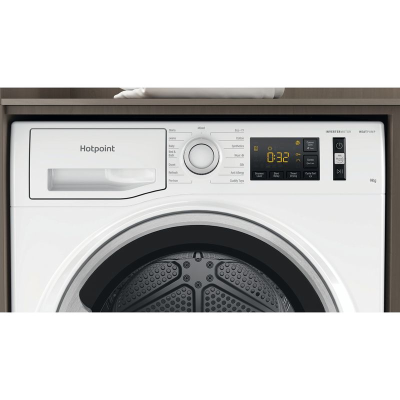 Hotpoint Dryer NTS M11 92SK UK White Control panel