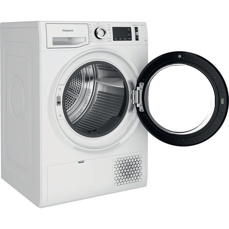 Hotpoint-Dryer-NT-M11-8X3XB-UK-White-Perspective-open