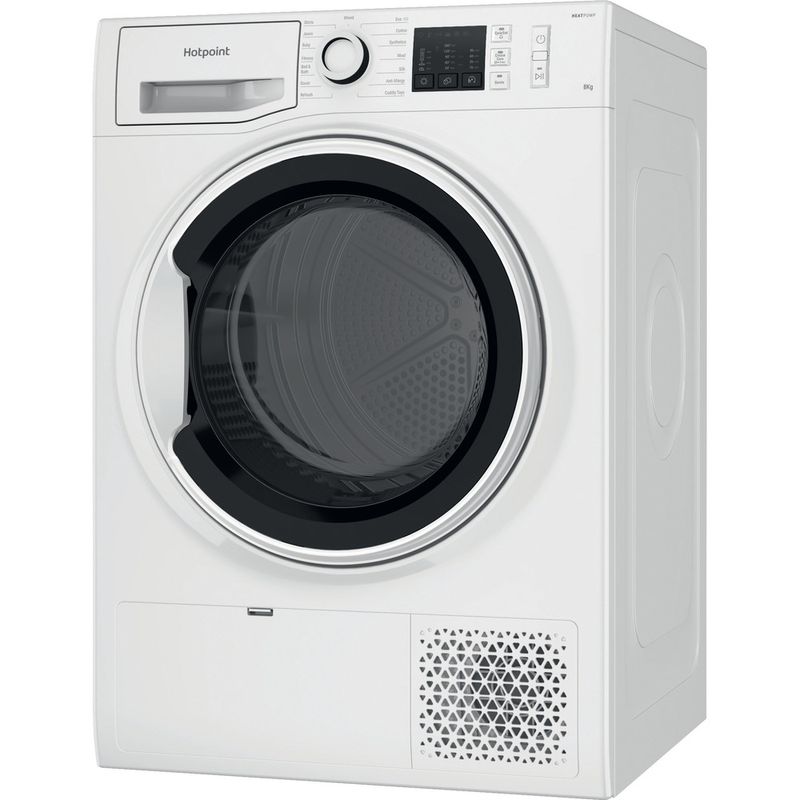 Hotpoint Dryer NT M10 81WK UK White Perspective