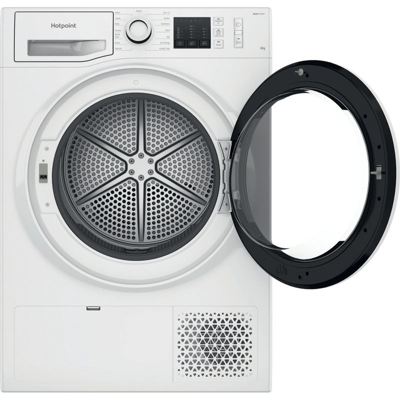 Hotpoint-Dryer-NT-M10-81WK-UK-White-Frontal-open