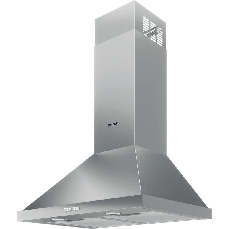 Hotpoint HOOD Built-in PHPN6.5 FLMX/1 Inox Wall-mounted Mechanical Perspective