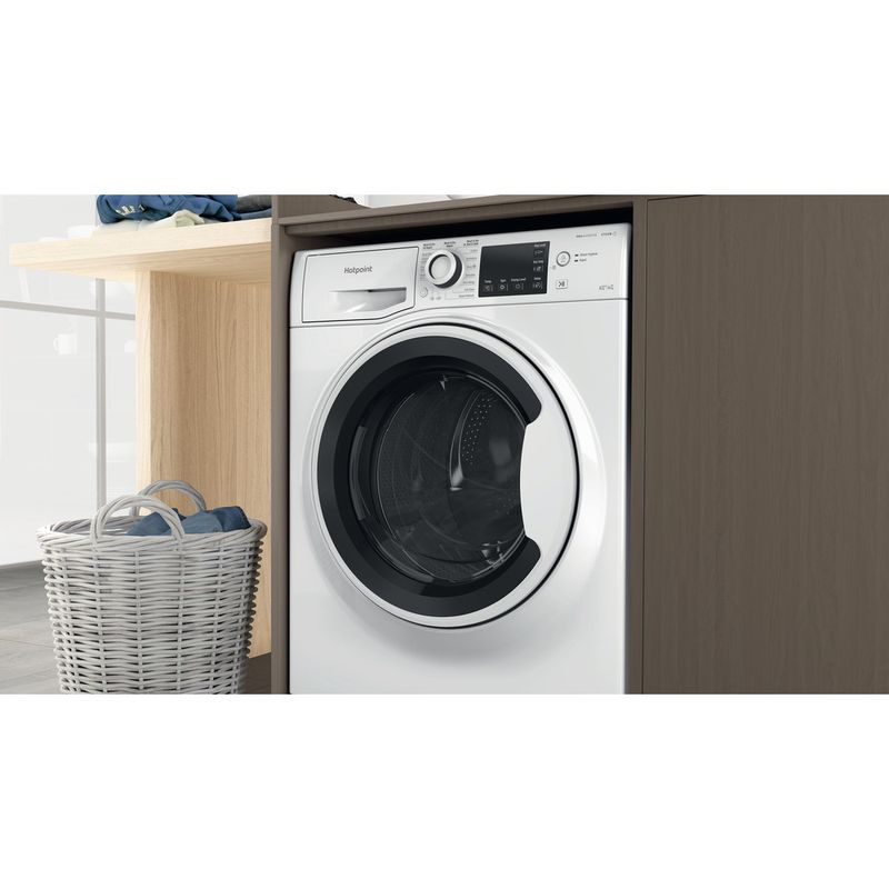 Hotpoint-Washer-dryer-Freestanding-NDB-8635-W-UK-White-Front-loader-Lifestyle-detail