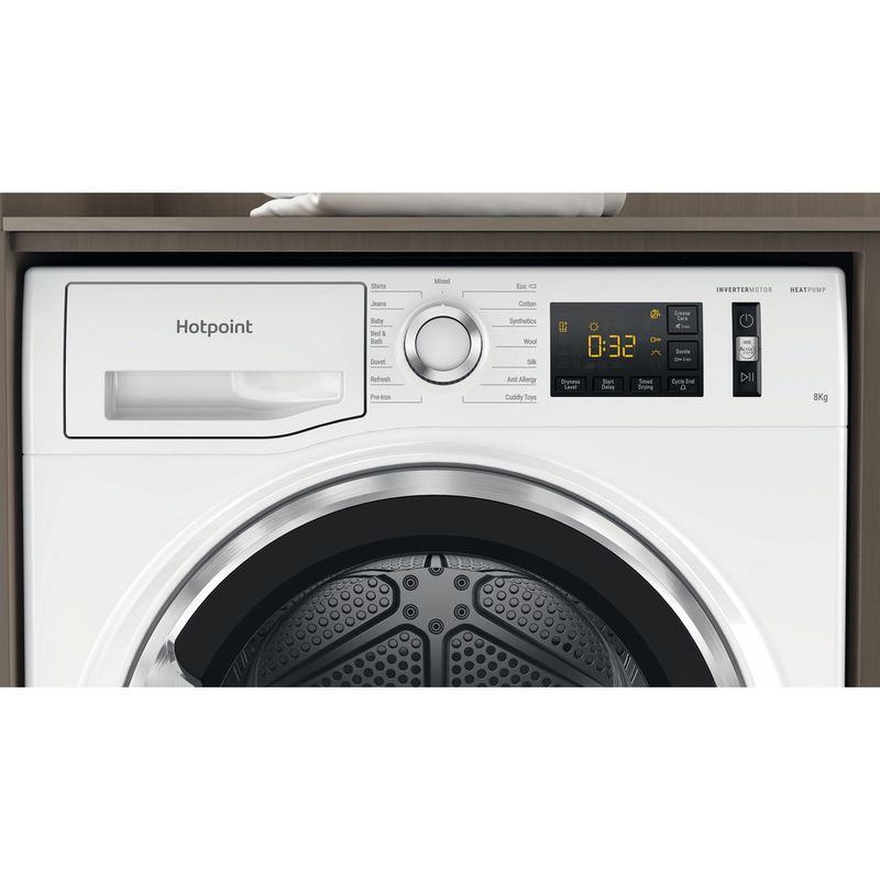 Hotpoint-Dryer-NT-M11-8X3XB-UK-White-Control-panel