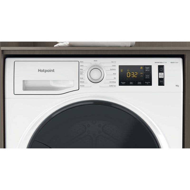 Hotpoint-Dryer-NT-M11-9X3E-UK-White-Control-panel