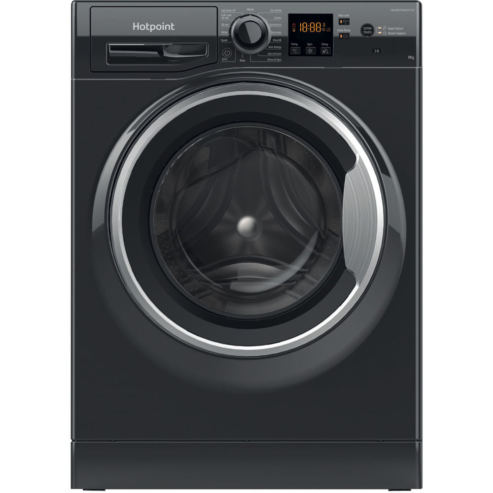 Hotpoint NSWM965CBSUKN Black 9kg Washing Machine