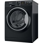 Hotpoint-Washing-machine-Freestanding-NSWM-1045C-BS-UK-N-Black-Front-loader-B-Perspective