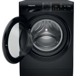 Hotpoint-Washing-machine-Freestanding-NSWM-1045C-BS-UK-N-Black-Front-loader-B-Frontal-open