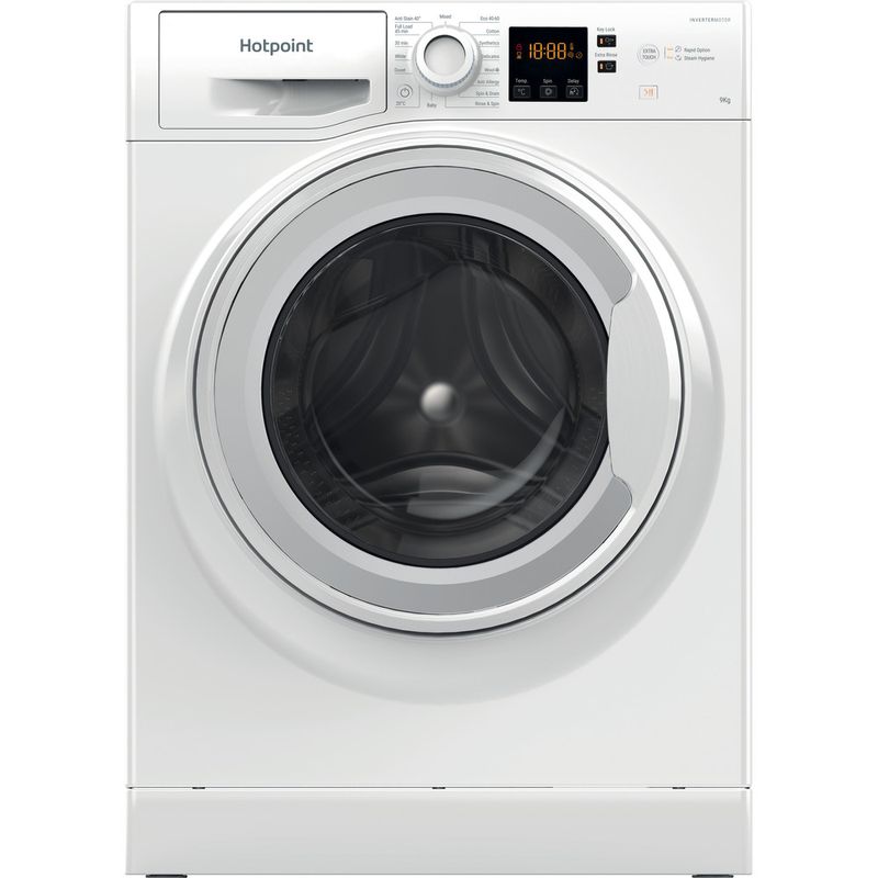 Hotpoint-Washing-machine-Freestanding-NSWM-945C-W-UK-N-White-Front-loader-B-Frontal