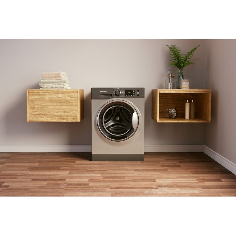 Hotpoint-Washing-machine-Freestanding-NM11-965-GC-A-UK-N-Graphite-Front-loader-B-Lifestyle-frontal