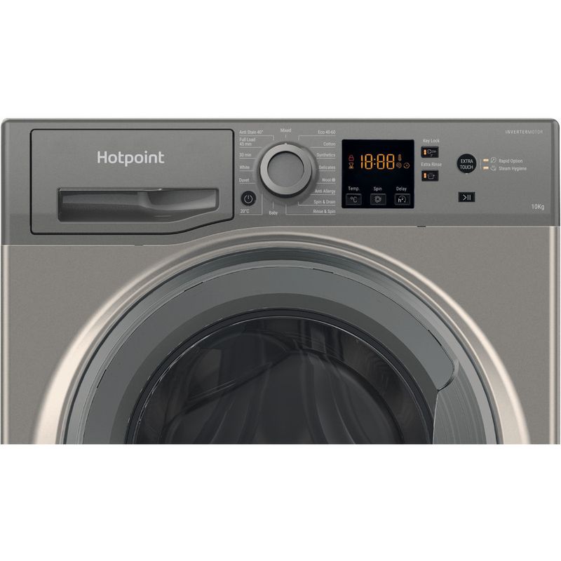 Hotpoint-Washing-machine-Freestanding-NSWM-1045C-GG-UK-N-Graphite-Front-loader-B-Control-panel