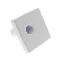 Square Hinge Bush Rh (25x25) - White J00059330