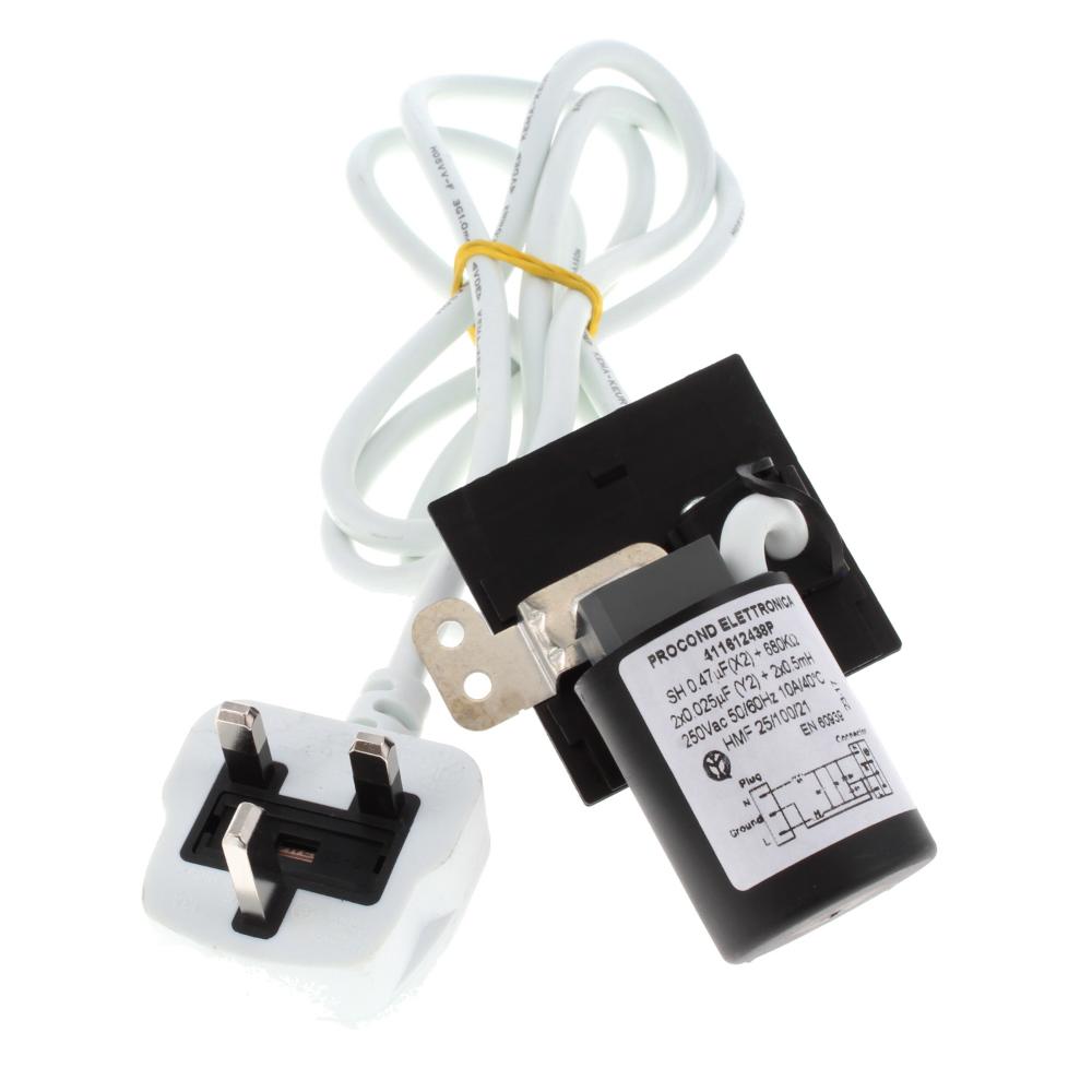 Washing Machine Mains Cable & Filter J00145983 Hotpoint Hotpoint