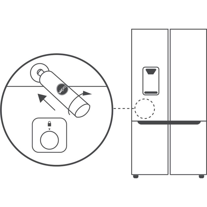 Whirlpool COOLING USC002 Visual Illustration