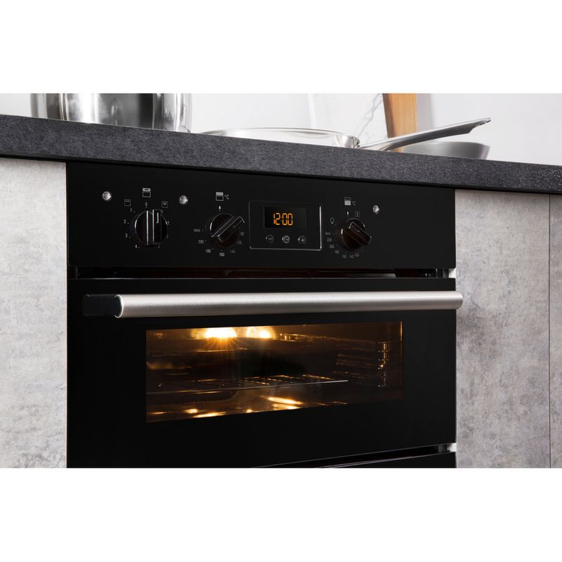 Hotpoint-Double-oven-DU2-540-BL-Black-A-Lifestyle-control-panel