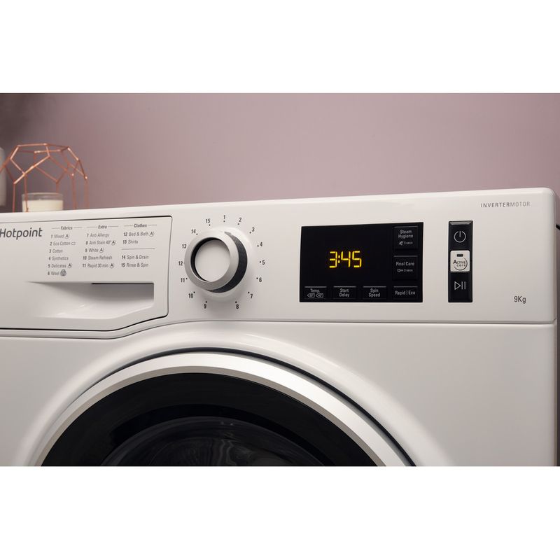 Hotpoint-Washing-machine-Freestanding-NM11-946-WS-A-UK-White-Front-loader-A----Lifestyle-control-panel