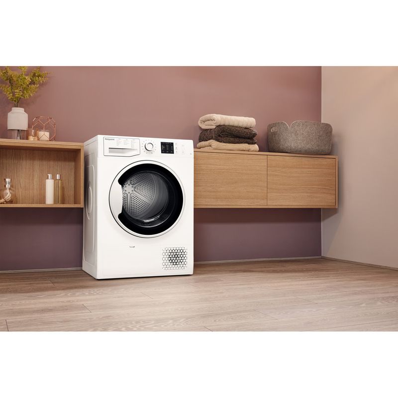 Hotpoint Dryer NT M10 81WK UK White Lifestyle perspective