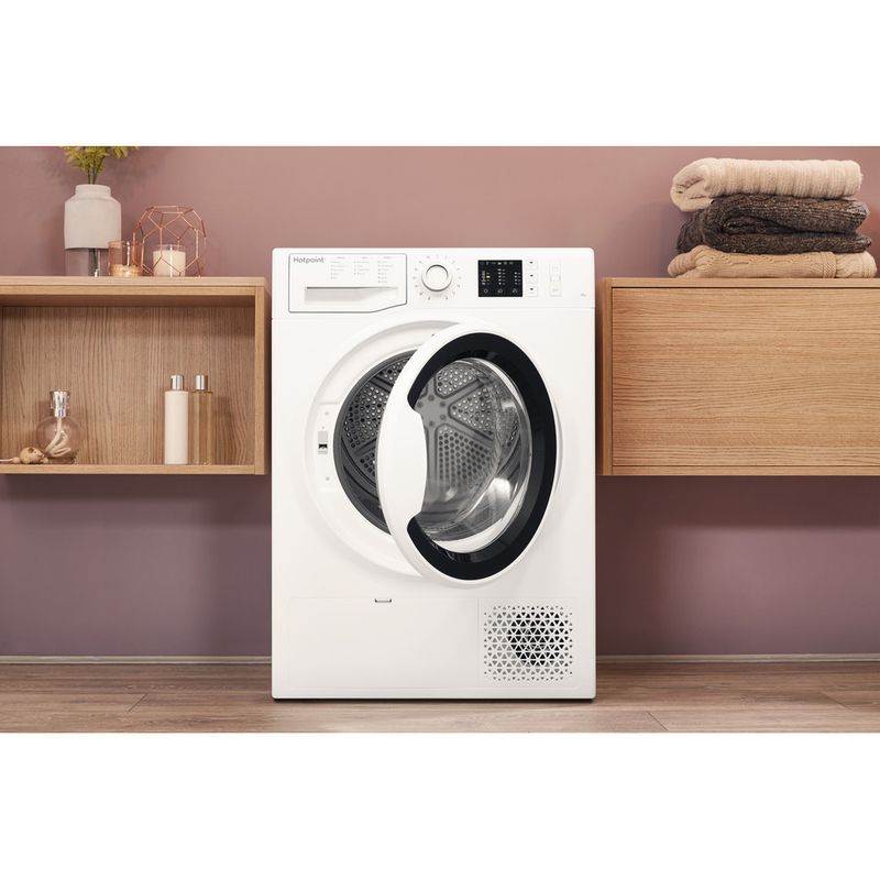 Hotpoint-Dryer-NT-M10-81WK-UK-White-Lifestyle-frontal-open