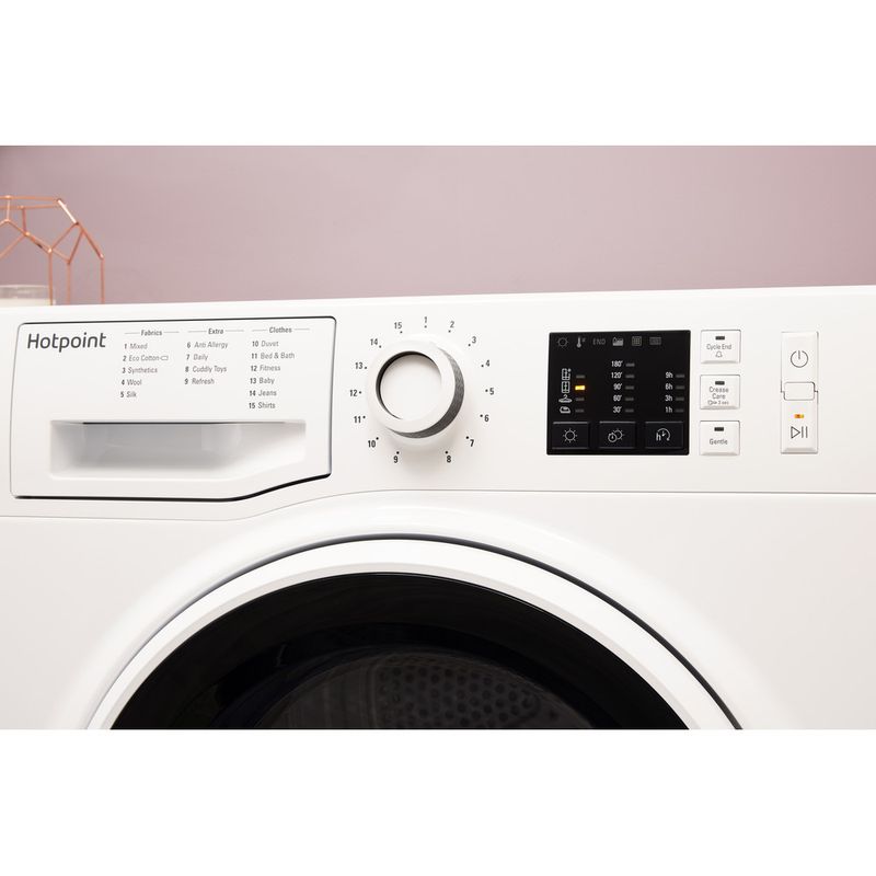 Hotpoint Dryer NT M10 81WK UK White Lifestyle control panel