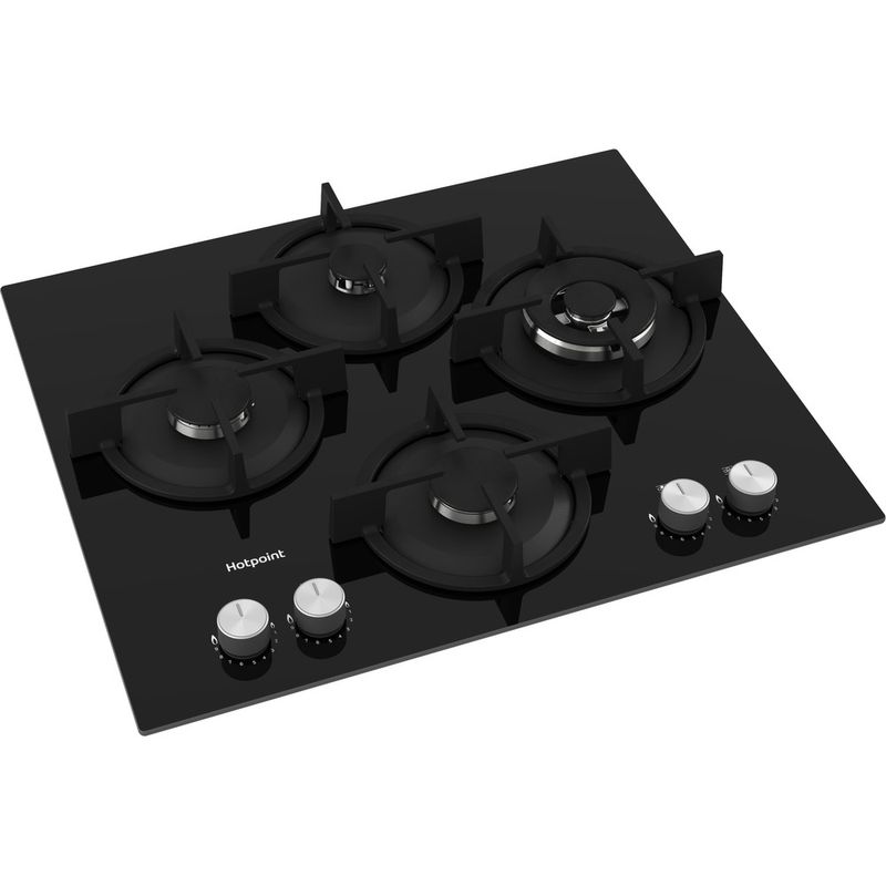 Hotpoint HOB HGS 62S/BK Black GAS Perspective
