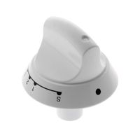 Control Knob - P.white - Gas Main Oven J00232071