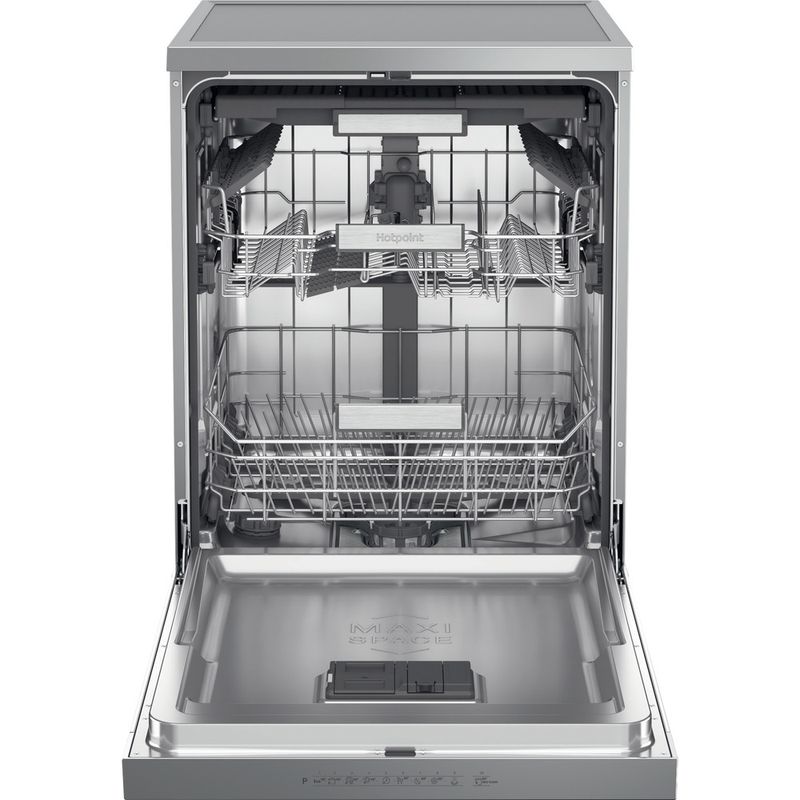 Hotpoint-Dishwasher-Freestanding-H7F-HP43-X-UK-Freestanding-C-Frontal-open