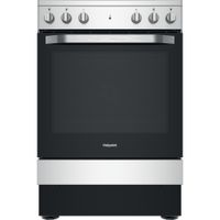 Hotpoint Electric Single Cooker - Stainless Steel - 60cm - A Rated - HS67V5KHX/UK