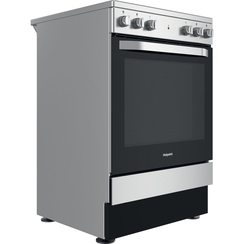 Hotpoint Cooker HS67V5KHX/UK Inox Electrical Perspective