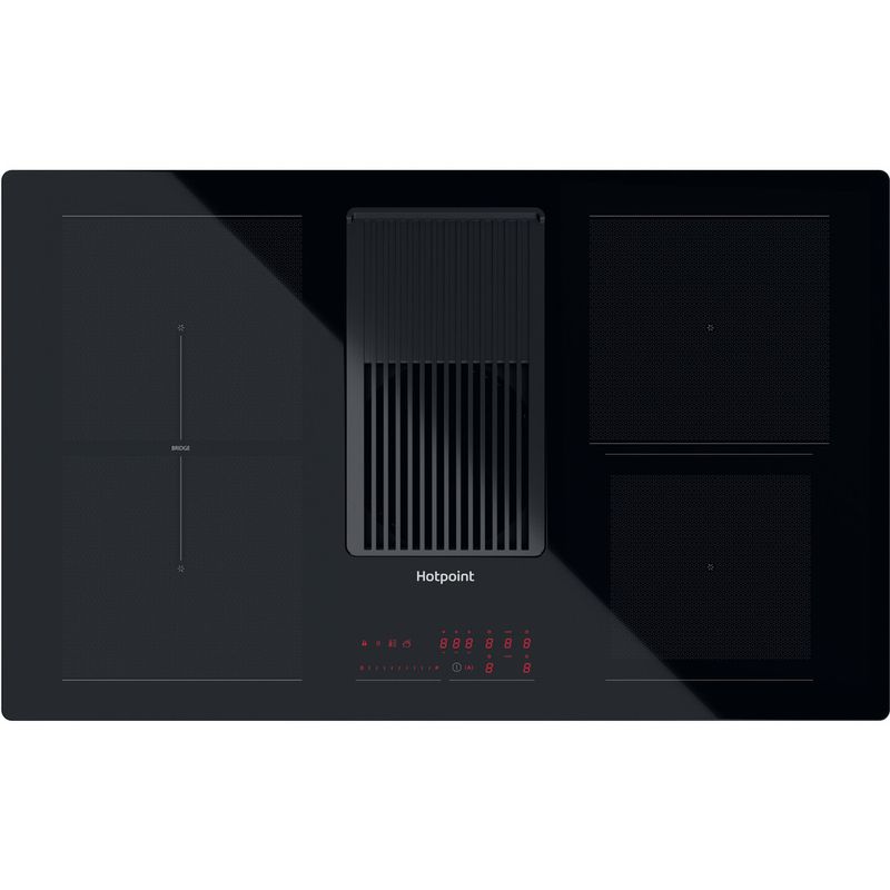 Hotpoint Venting cooktop PVH 92 B K/F KIT Black Frontal