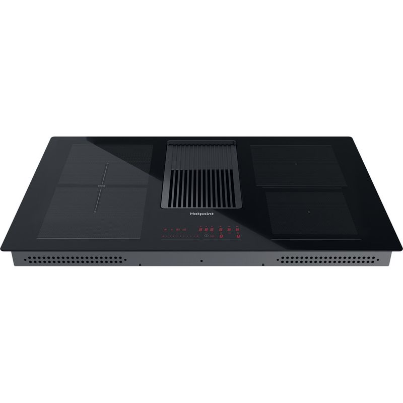 Hotpoint Venting cooktop PVH 92 B K/F KIT Black Frontal top down