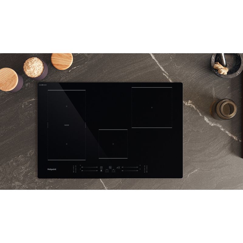Hotpoint-HOB-TS-6477C-CPNE-Black-Induction-vitroceramic-Lifestyle-frontal