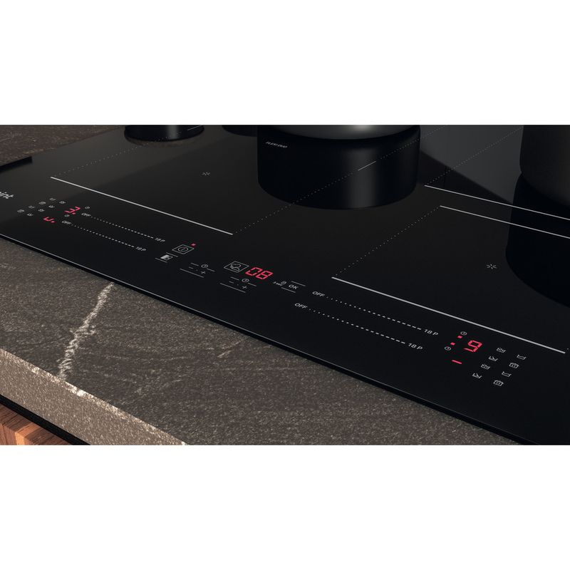 Hotpoint HOB TS 8660C CPNE Black Induction vitroceramic Control panel