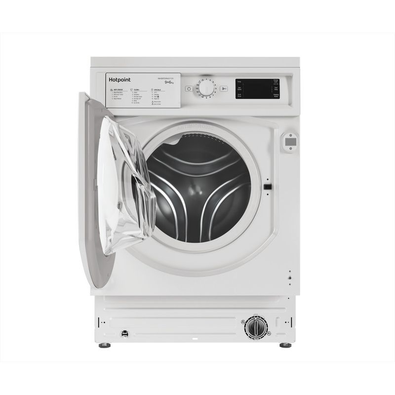 Hotpoint-Washer-dryer-Built-in-BI-WDHG-961485-UK-White-Front-loader-Frontal-open