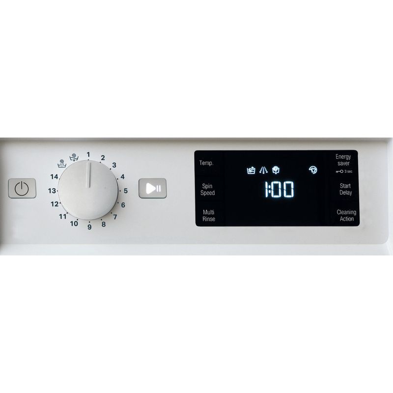 Hotpoint-Washing-machine-Built-in-BI-WMHG-91485-UK-White-Front-loader-B-Control-panel