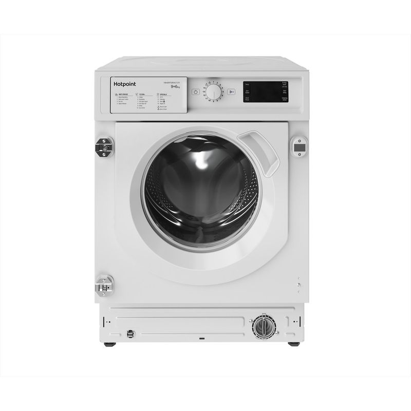 Hotpoint-Washer-dryer-Built-in-BI-WDHG-961485-UK-White-Front-loader-Frontal