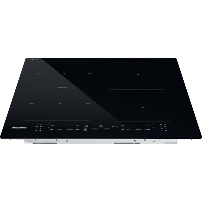 Hotpoint HOB TS 3560F CPNE Black Induction vitroceramic Frontal top down