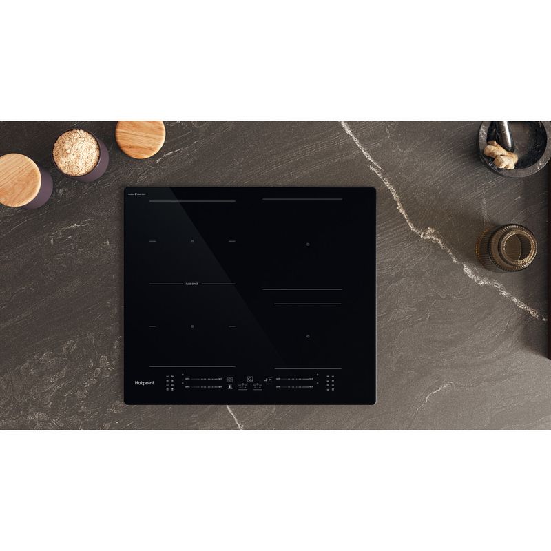 Hotpoint HOB TS 3560F CPNE Black Induction vitroceramic Lifestyle frontal